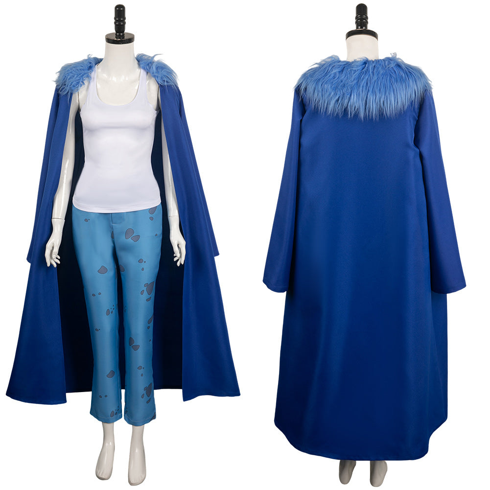 One Piece Onigashima Femme Trafalgar D. Water Law Adulte Cosplay Costume