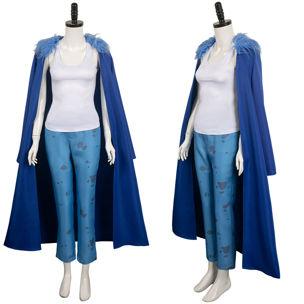 One Piece Onigashima Femme Trafalgar D. Water Law Adulte Cosplay Costume