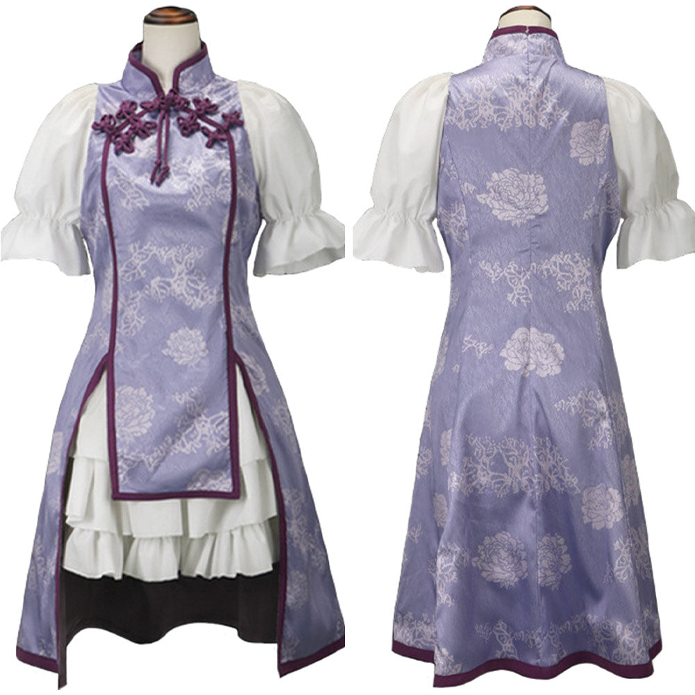 Puella Magi Madoka Magica Akemi Homura Cheongsam Cosplay Costume