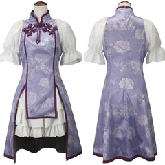 Puella Magi Madoka Magica Akemi Homura Cheongsam Cosplay Costume