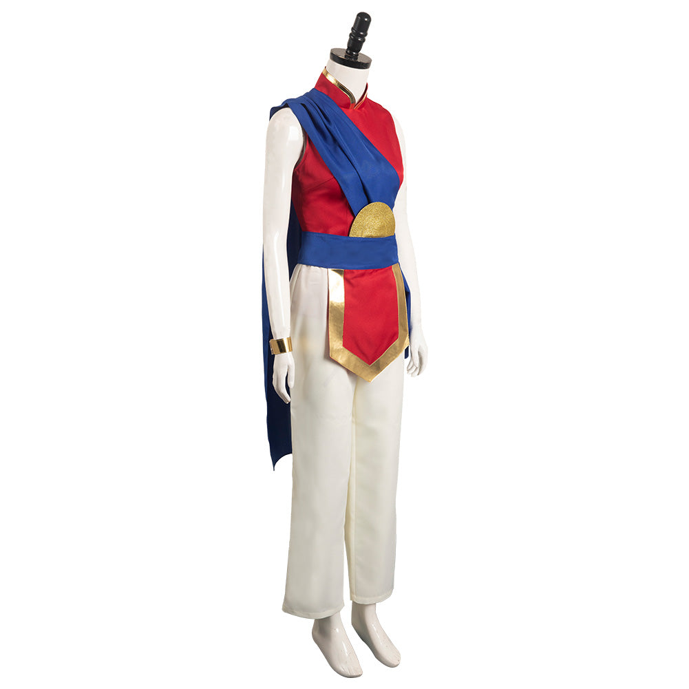 Sea of Stars Valere Jeu Femme Rouge Cosplay Costume