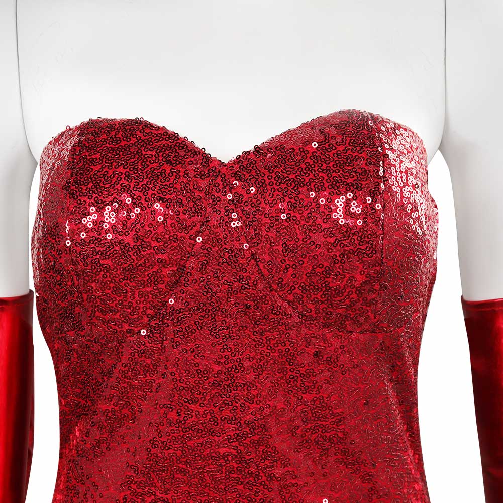 sexy dress Cosplay Costume Outfits Halloween Carnival Suit Jessica Rabbit Who Framed Roger Rabbit