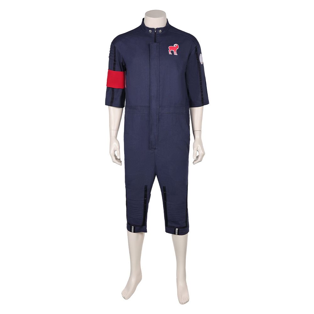 Slipknot Joey Jordison Uniforme de Cowboy Noir Cosplay Costume