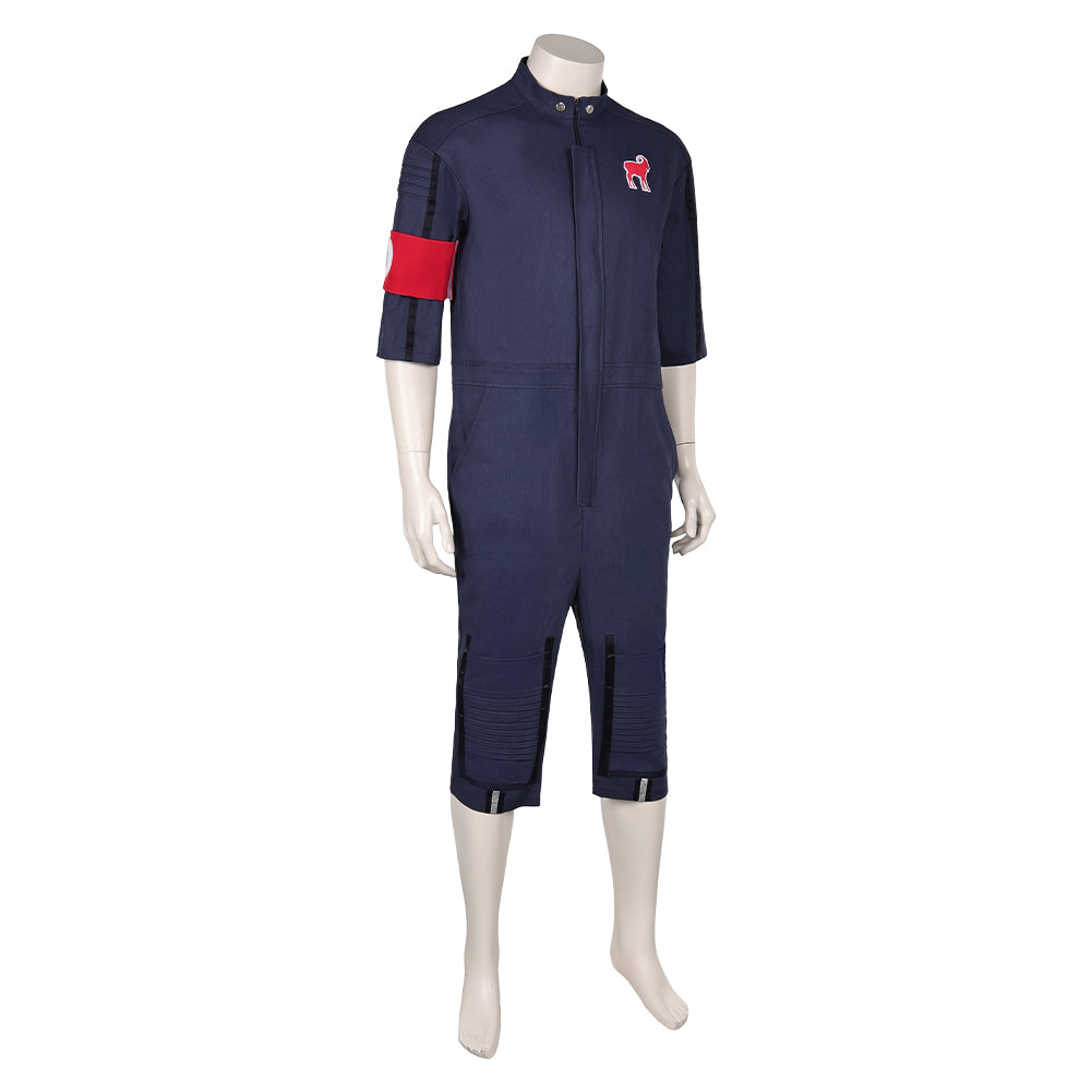 Slipknot Joey Jordison Uniforme de Cowboy Noir Cosplay Costume