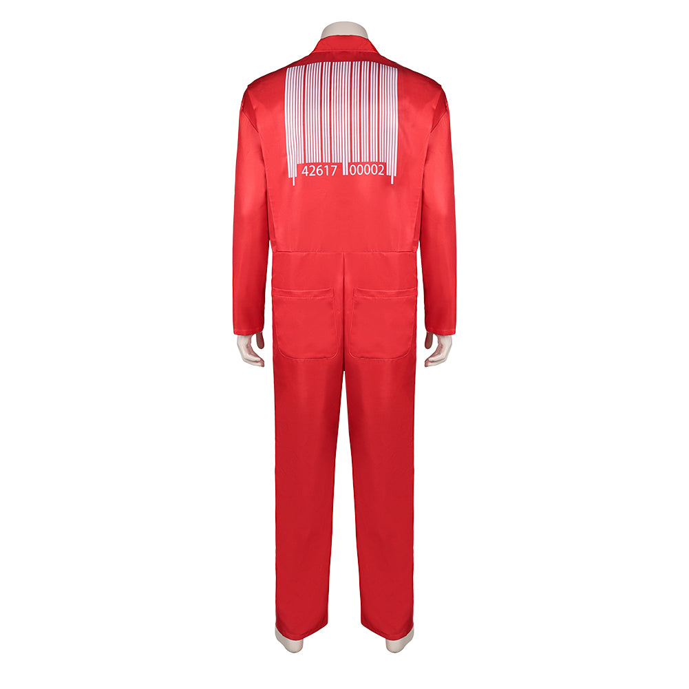 Slipknot Joey Jordison Uniforme Rouge Cosplay Costume