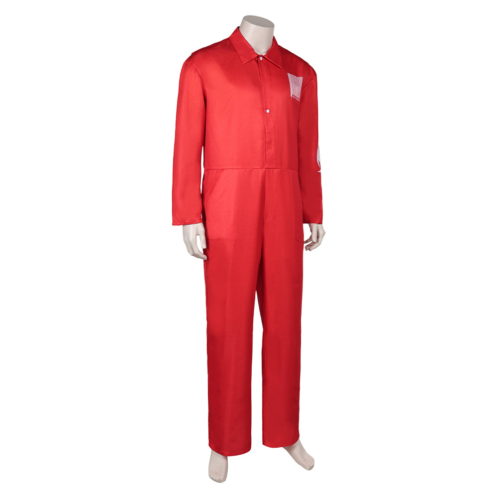 Slipknot Joey Jordison Uniforme Rouge Cosplay Costume
