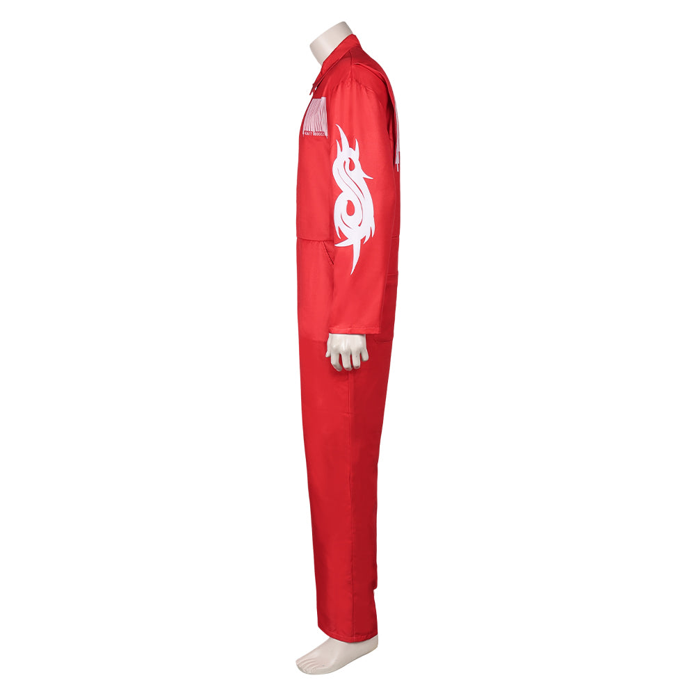 Slipknot Joey Jordison Uniforme Rouge Cosplay Costume