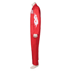 Slipknot Joey Jordison Uniforme Rouge Cosplay Costume