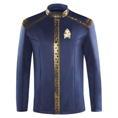 Star Trek: Strange New Worlds Officier Scientifique de Spock Manteau Bleu Cosplay Costume