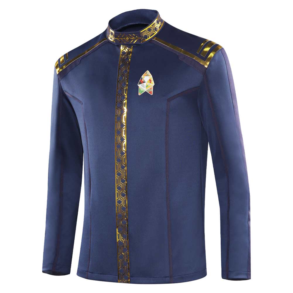 Star Trek: Strange New Worlds Officier Scientifique de Spock Manteau Bleu Cosplay Costume
