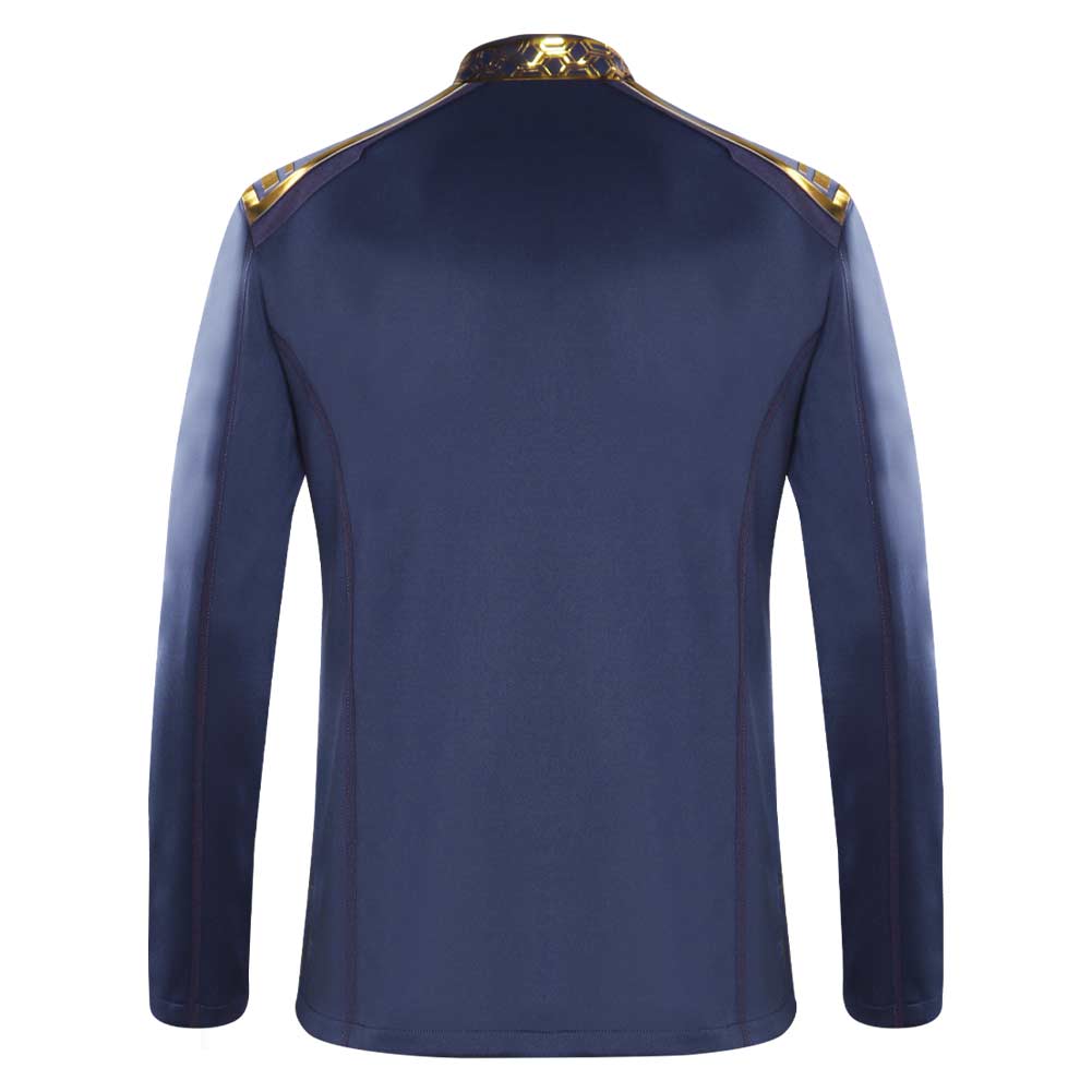 Star Trek: Strange New Worlds Officier Scientifique de Spock Manteau Bleu Cosplay Costume