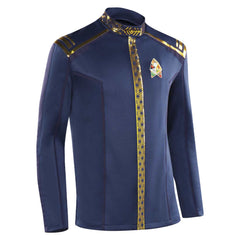 Star Trek: Strange New Worlds Officier Scientifique de Spock Manteau Bleu Cosplay Costume