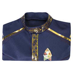 Star Trek: Strange New Worlds Officier Scientifique de Spock Manteau Bleu Cosplay Costume