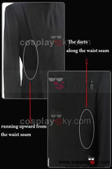 501e Legion Officier Impérial Uniforme Noir Costume + Chapeau + Ceinture