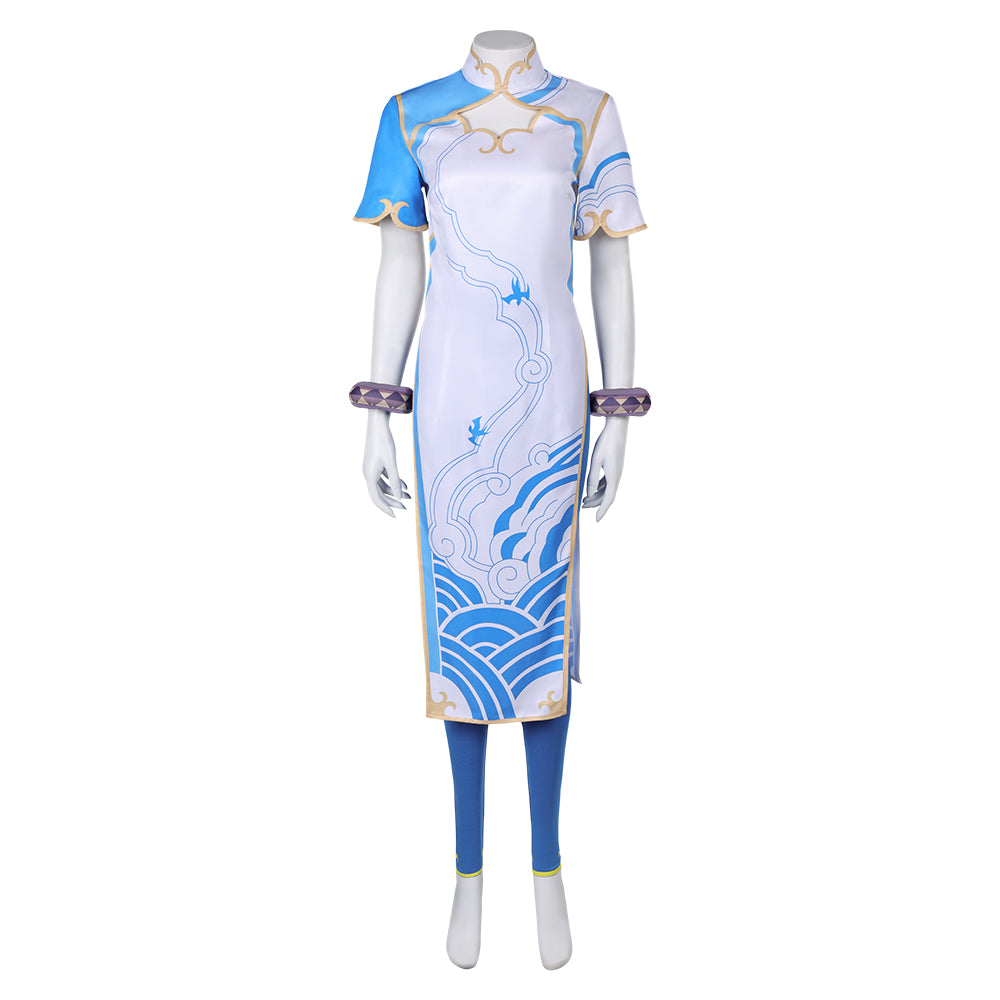 Street Fighter SF Chun-Li Tenue Cheongsam Cosplay Costume