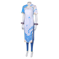 Street Fighter SF Chun-Li Tenue Cheongsam Cosplay Costume