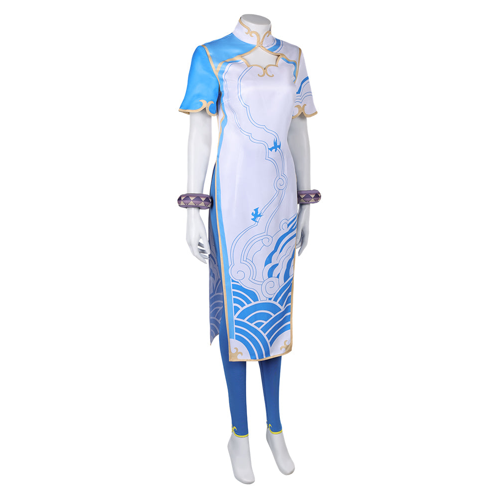 Street Fighter SF Chun-Li Tenue Cheongsam Cosplay Costume