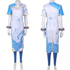 Street Fighter SF Chun-Li Tenue Cheongsam Cosplay Costume