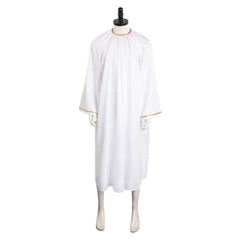 TV Adulte Good Omens Aziraphale Blanc Tenue Cosplay Costume