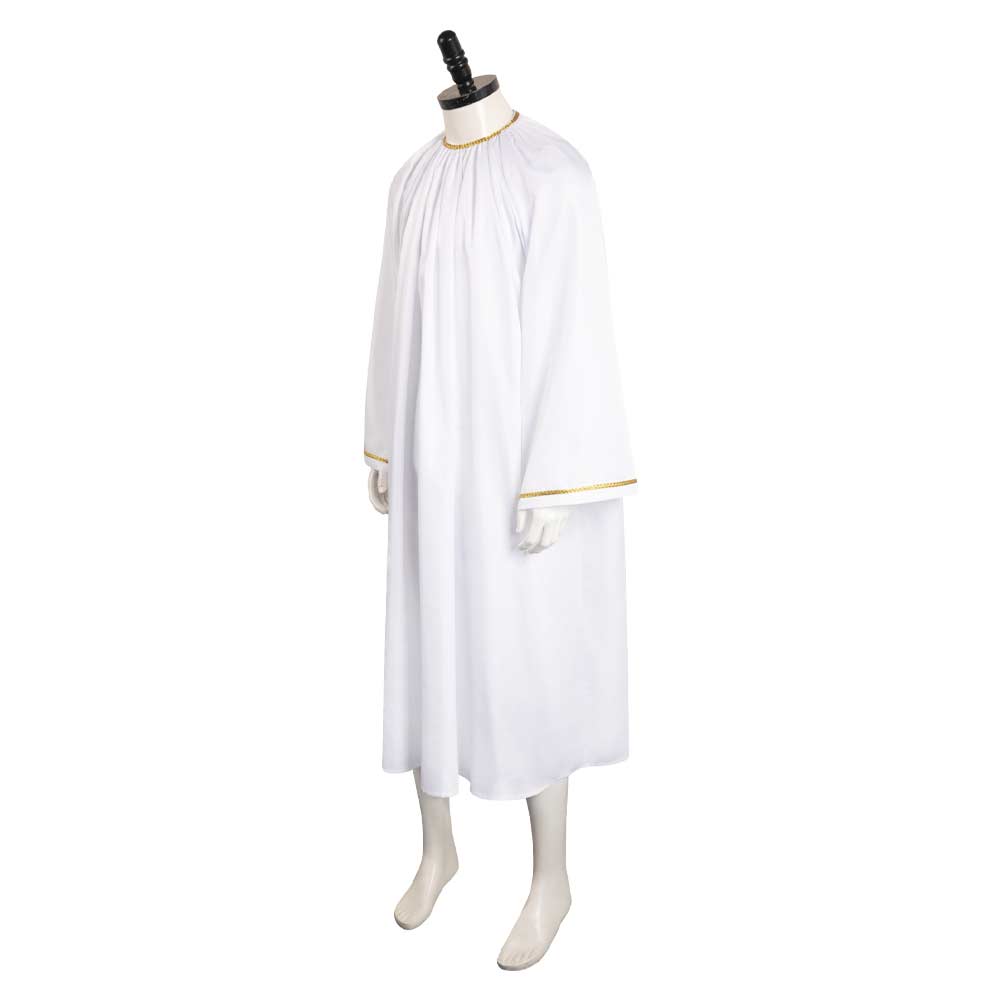 TV Adulte Good Omens Aziraphale Blanc Tenue Cosplay Costume