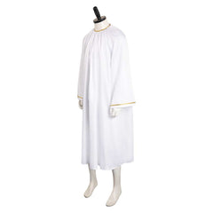 TV Adulte Good Omens Aziraphale Blanc Tenue Cosplay Costume