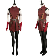 TV Ahsoka Tano Star Wars Rouge Tenue Cosplay Costume