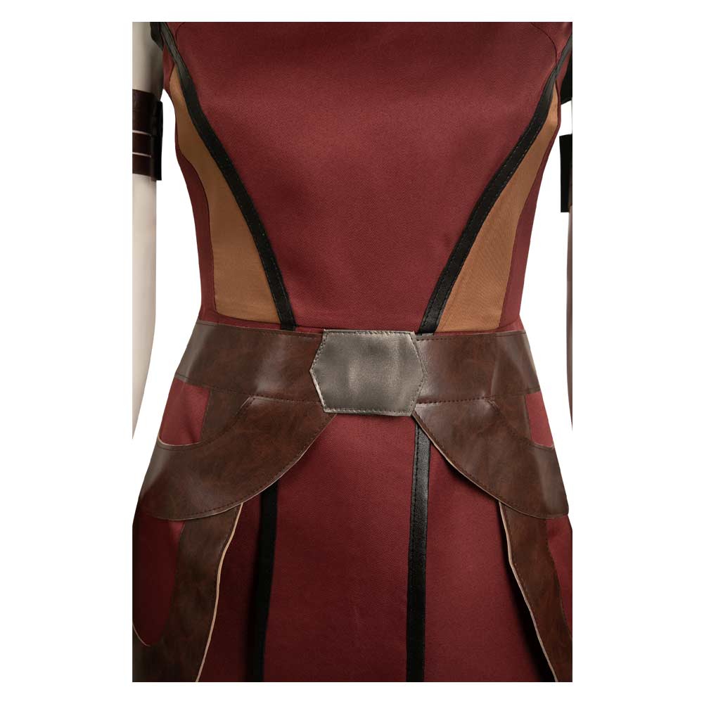 TV Ahsoka Tano Star Wars Rouge Tenue Cosplay Costume