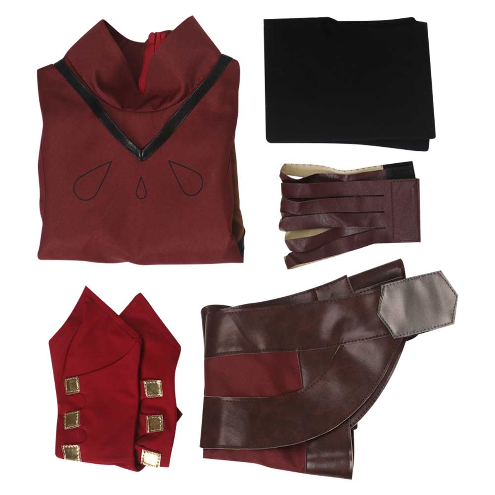 TV Ahsoka Tano Star Wars Rouge Tenue Cosplay Costume