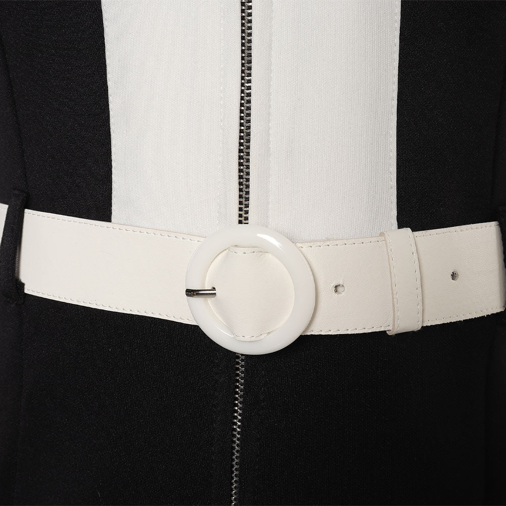 TV Doctor Who Ruby Sunday Robe Courte Noire Cosplay Costume