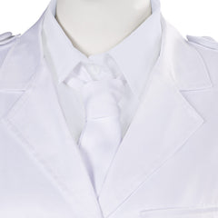 TV Good Omens Muriel Angel Tenue Blanc Cosplay Costume