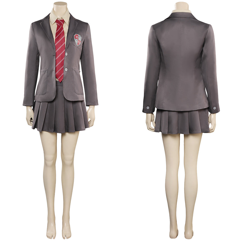 TV Heartstopper Elle Argent Uniforme Scolaire Cosplay Costume