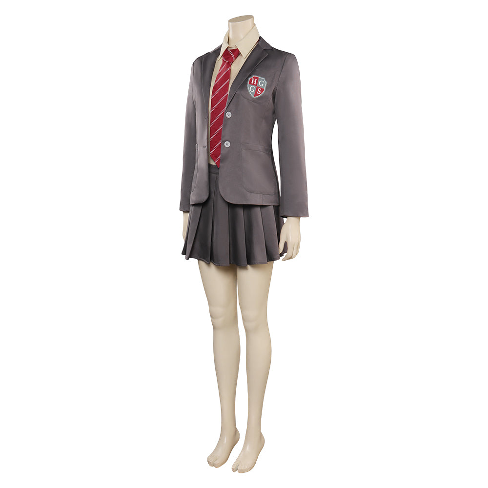 TV Heartstopper Elle Argent Uniforme Scolaire Cosplay Costume