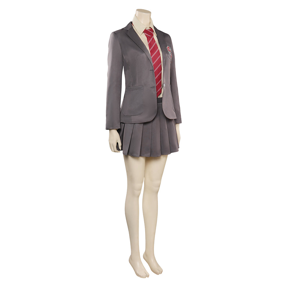 TV Heartstopper Elle Argent Uniforme Scolaire Cosplay Costume