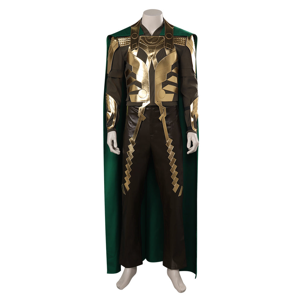 TV Loki 2 Loki Noir Tenue Cosplay Costume Halloween