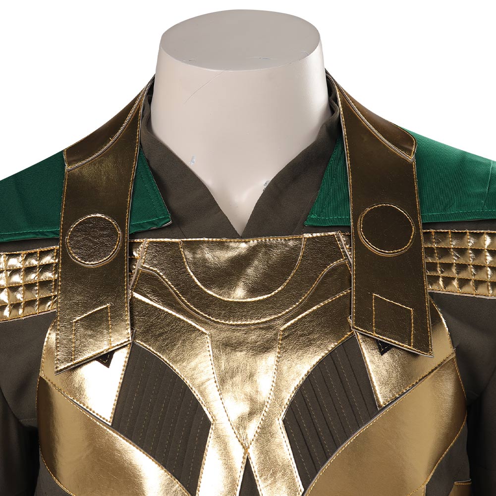 TV Loki 2 Loki Noir Tenue Cosplay Costume Halloween