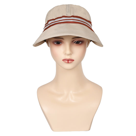 TV Loki 2 Sylvie Chapeau Rayé Rouge et Blanc Cosplay