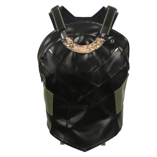 TV Loki Sylvie Gilet en Cuir Noir Cosplay Costume