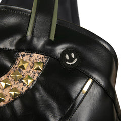 TV Loki Sylvie Gilet en Cuir Noir Cosplay Costume