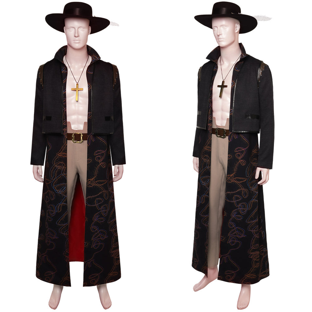 TV One Piece Dracule Mihawk Homme Tenue Cosplay Costume