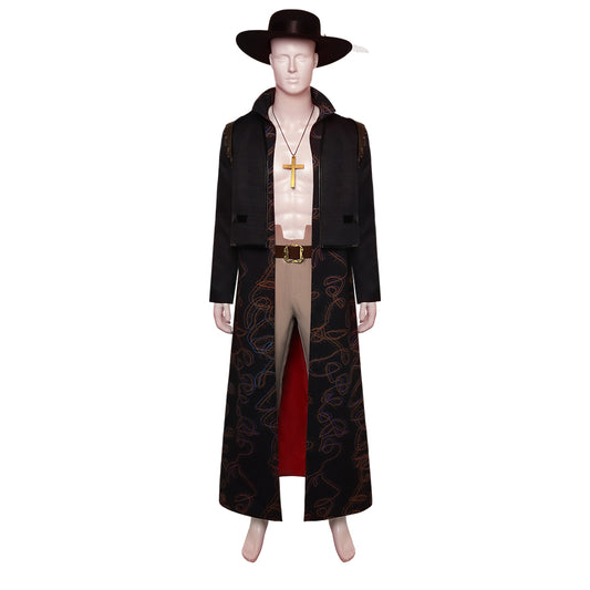 TV One Piece Dracule Mihawk Homme Tenue Cosplay Costume