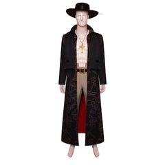TV One Piece Dracule Mihawk Homme Tenue Cosplay Costume