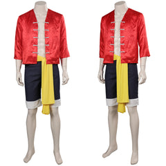 TV One Piece Luffy Rouge Tenue Cosplay Costume