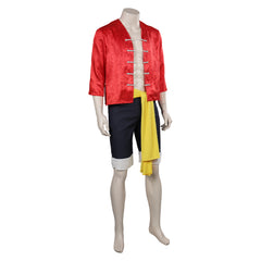 TV One Piece Luffy Rouge Tenue Cosplay Costume