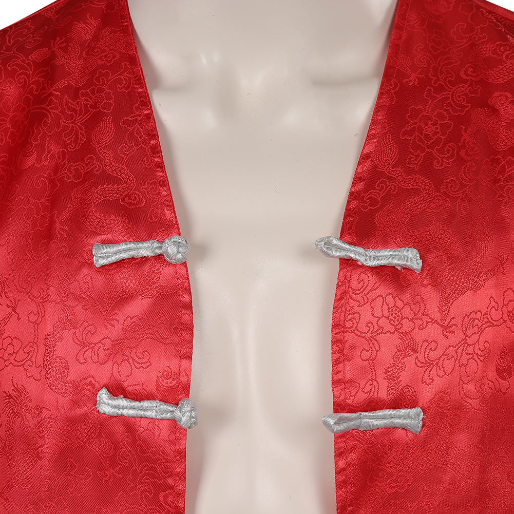 TV One Piece Luffy Rouge Tenue Cosplay Costume