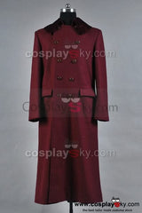 Doctor Who 4e Dr Manteau Rouge Cosplay Costume