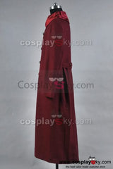 Doctor Who 4e Dr Manteau Rouge Cosplay Costume