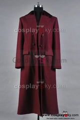 Doctor Who 4e Dr Manteau Rouge Cosplay Costume