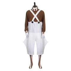 Wonka(2023) Chocolate Factory d'Usine Oompa Loompa Cosplay Costume