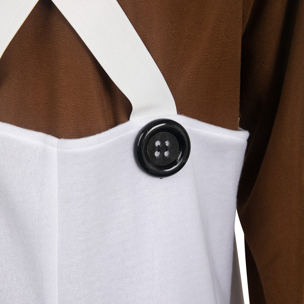 Wonka(2023) Chocolate Factory d'Usine Oompa Loompa Cosplay Costume