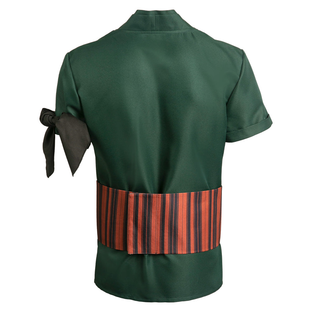 Zoro One Piece Veste Vert Cosplay Costume
